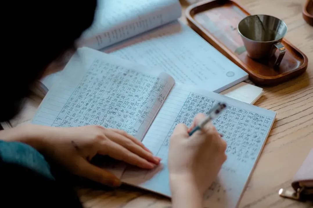 自習室を活用する生徒さんの様子